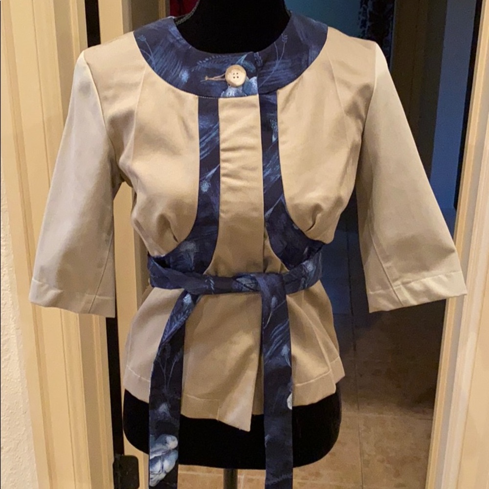 HANDCUT BY PRELOVED Tie Front Jacket